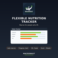 Flexible Nutrition Tracker — Macro & Calorie Spreadsheet
